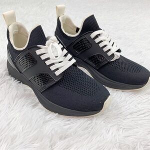 Tory Burch T Sock Runner Sneakers in black